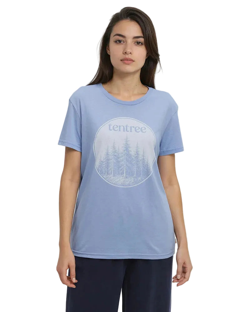  tcw6753
TENTREE T-SHIRT TREE CIRCLE - FEMME - LAKESIDE BLUE WHITE