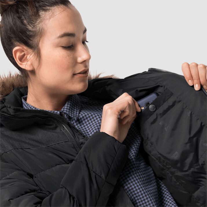 Jack Wolfskin Veste En Duvet  Baffin Island - Femme