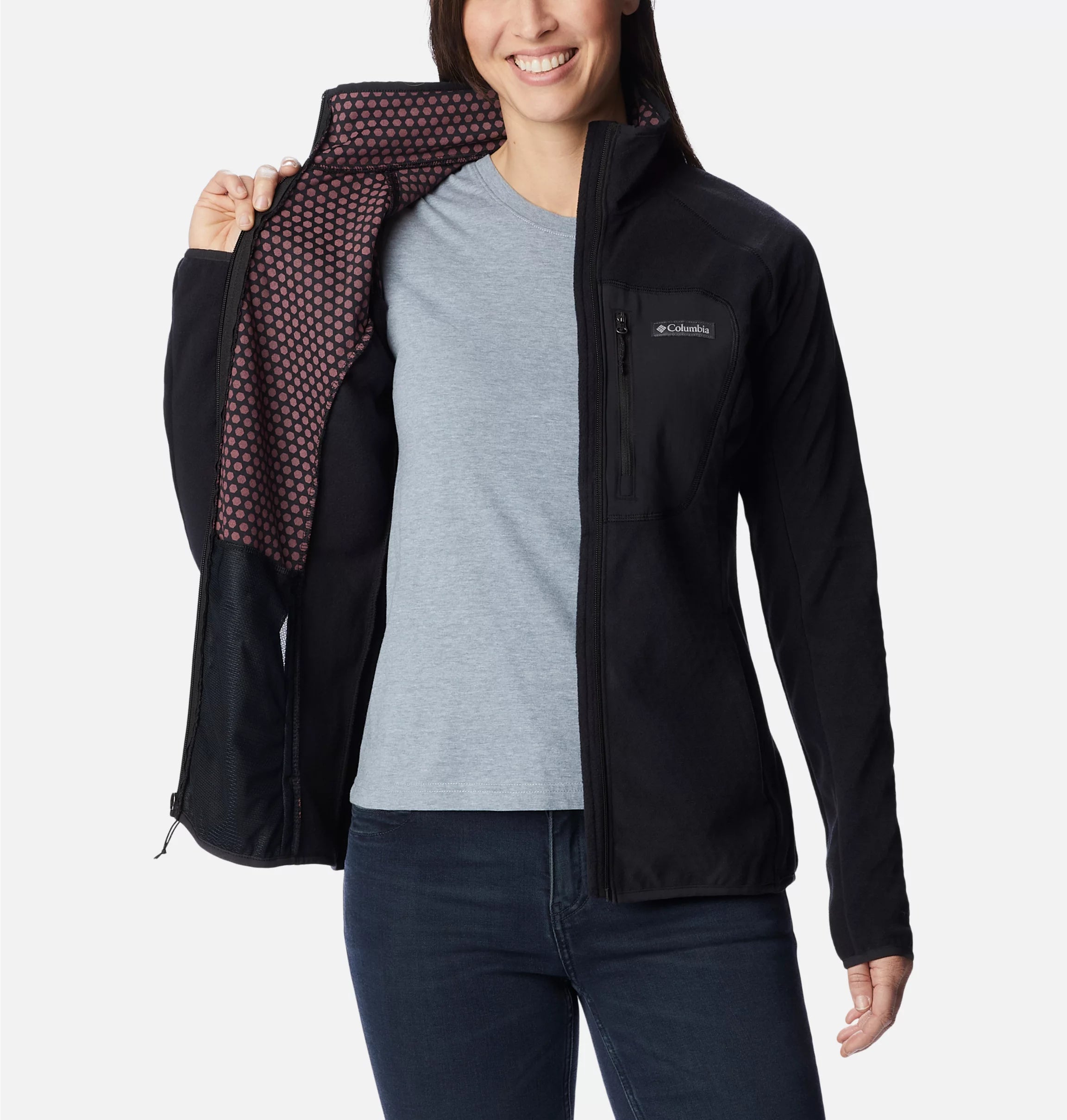 Columbia Chandail Full Zip Outdoor Tracks - Femme