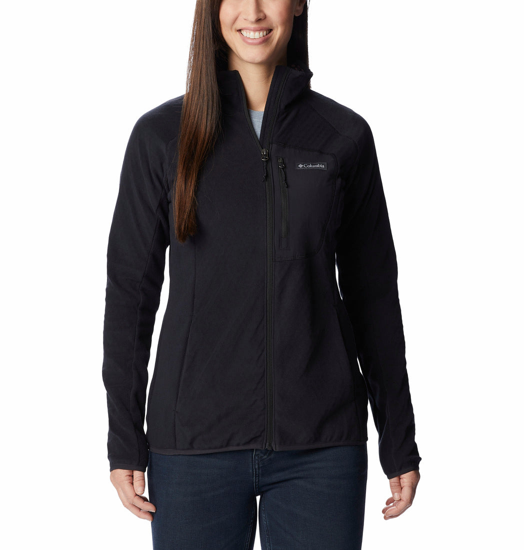 Columbia Chandail Full Zip Outdoor Tracks - Femme  2016011 NOIR