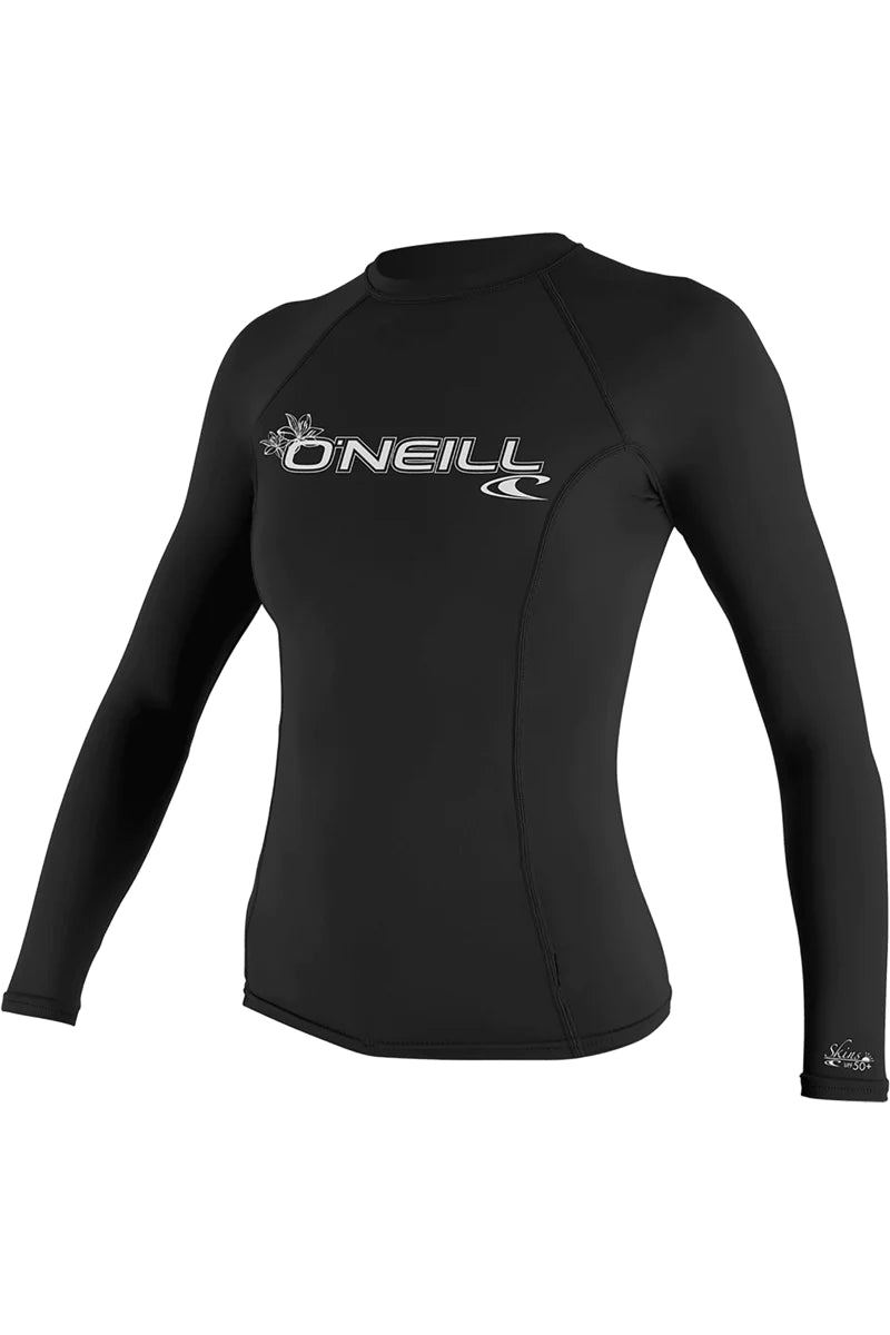 O'Neill Chandail Rash Guard À Manches Longues Basic 50+ - Femme