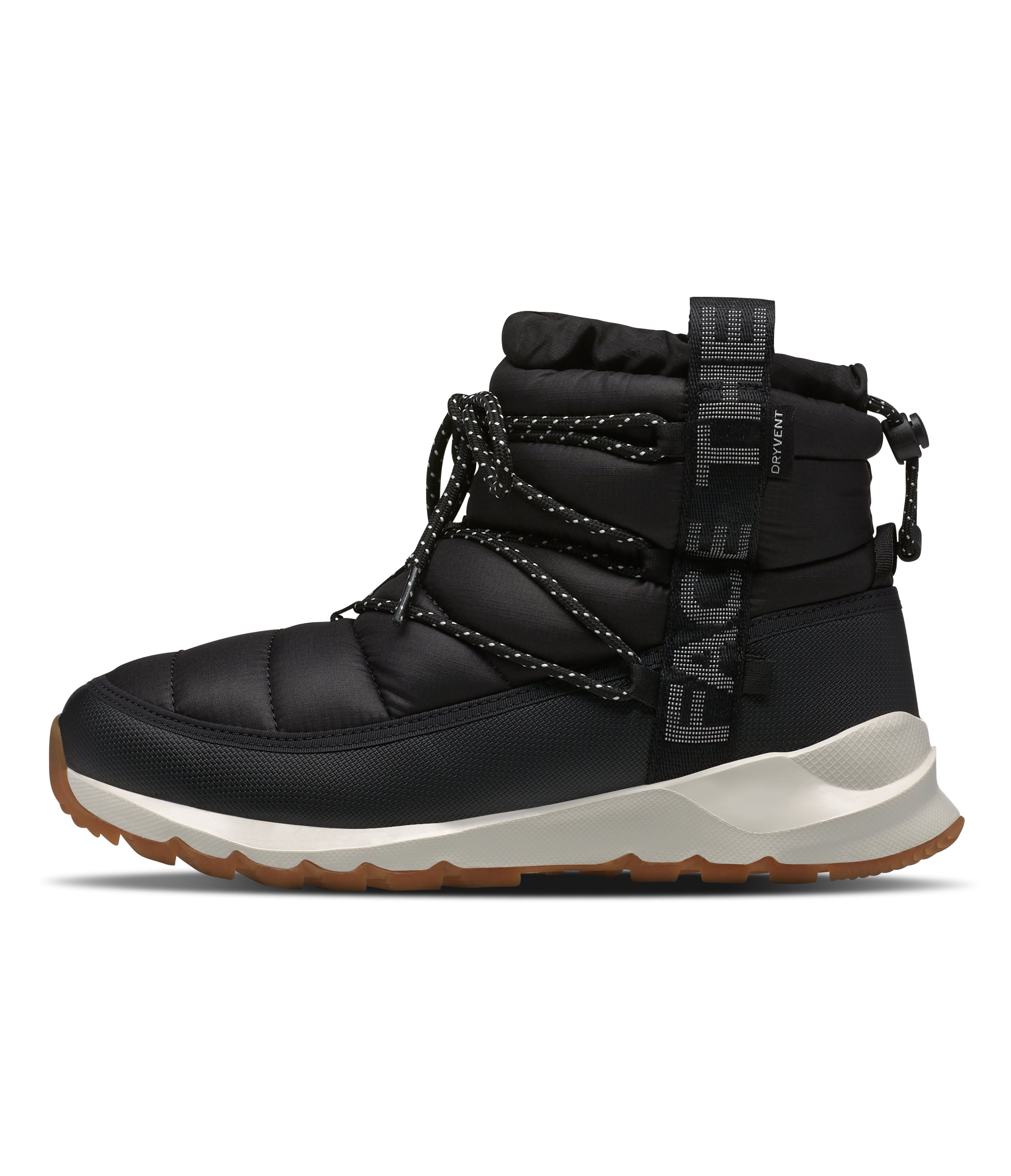 The North Face Bottes Imperméables Thermoball Lace Up - Femme  nf0a5lwd -  BLACK/GARDENIA WHITE
