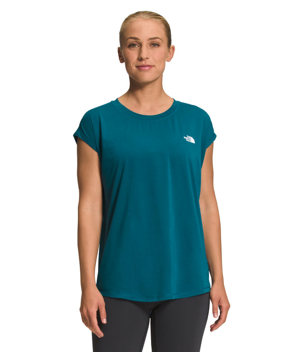 The North Face T-Shirt Wander Slitback - Femme nf0a7wmv - BLEU