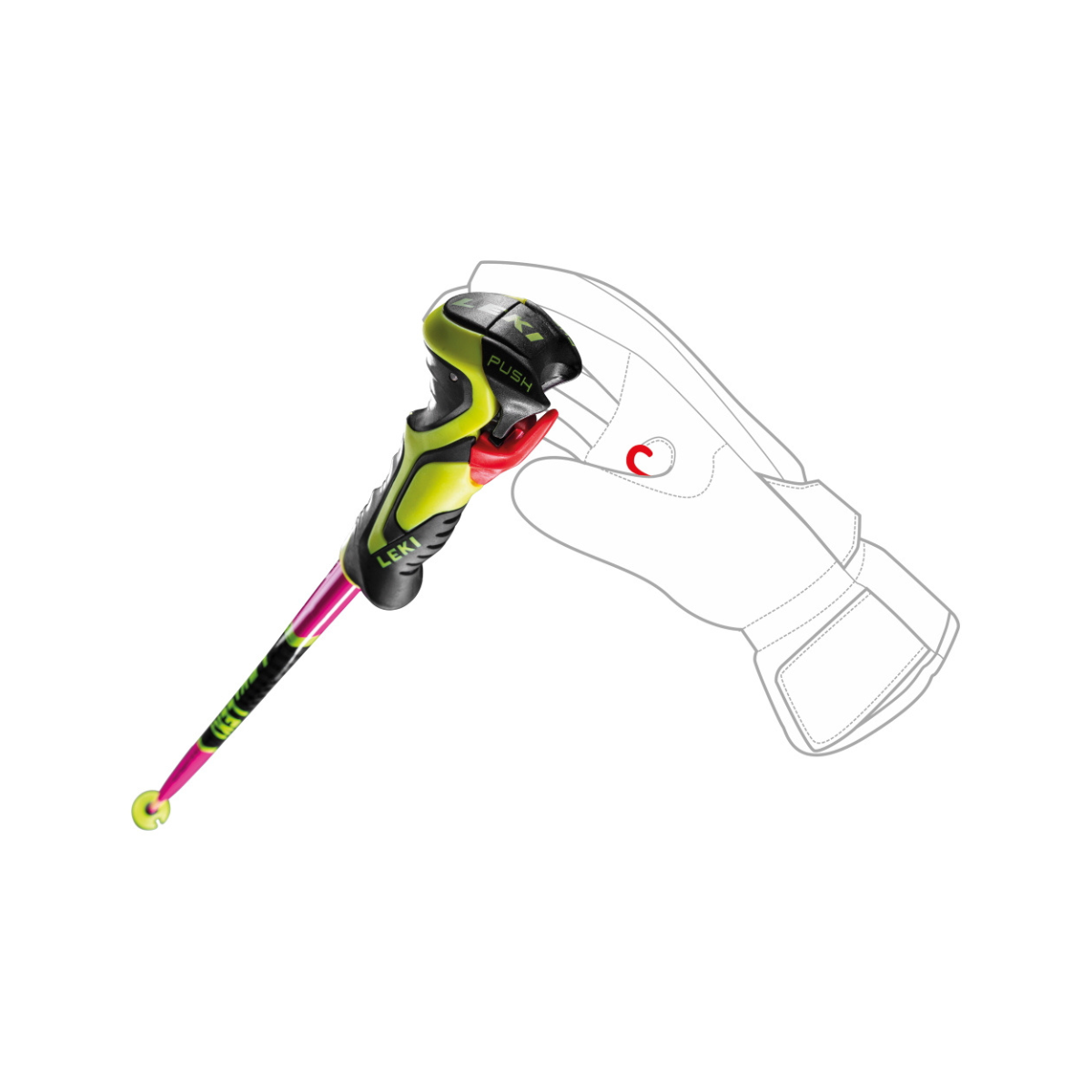 Leki Bâtons Ski Alpin Wcr Lite Sl 3D - Junior