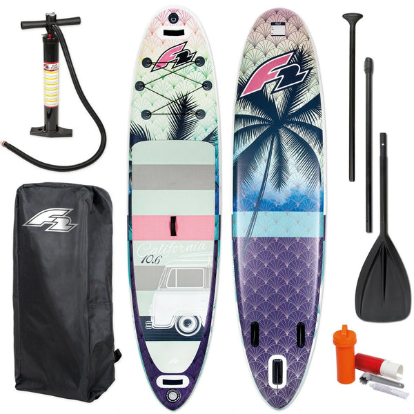 F2 Paddle Board (Sup) Gonflable California 10'6" - Femme