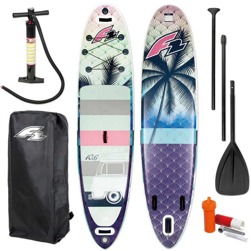 F2 Paddle Board (Sup) Gonflable California 10'2" - Femme