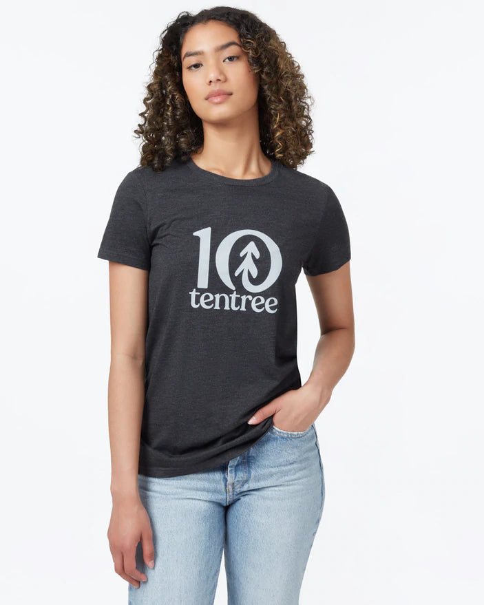 Tentree T-Shirt Tentree Logo - Femme cw3073 Noir