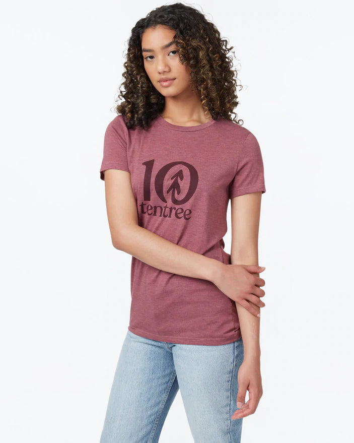 Tentree T-Shirt Tentree Logo - Femme tcw3073 Rose