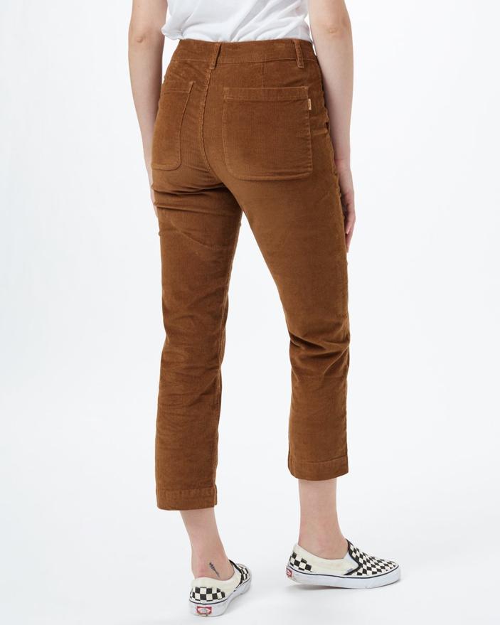 Tentree Pantalon Corduroy Cropped Wide - Femme