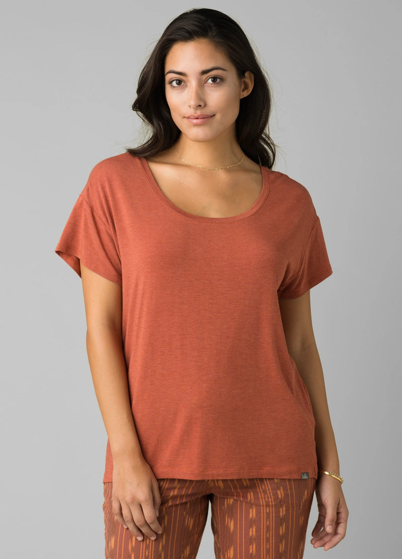 Prana T-Shirt Foundation Slouch - Femme