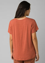 Prana T-Shirt Foundation Slouch - Femme