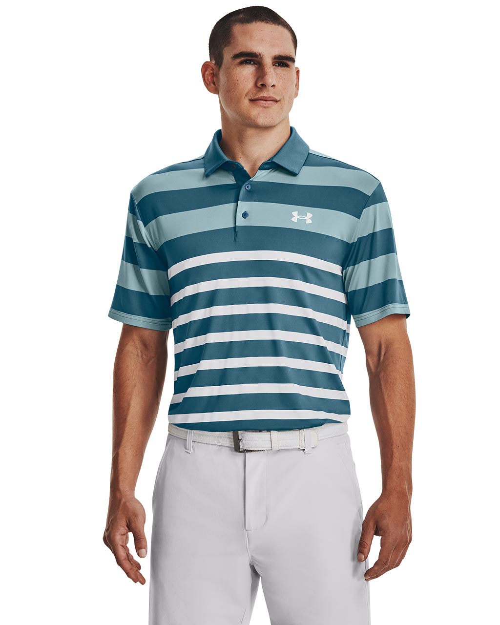 Under Armour Polo À Rayures Playoff 3.0 - Homm…  1378676 bleu