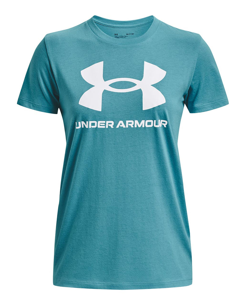 Under Armour T-Shirt Live Sportstyle - Femme  1356305 TURQUOISE