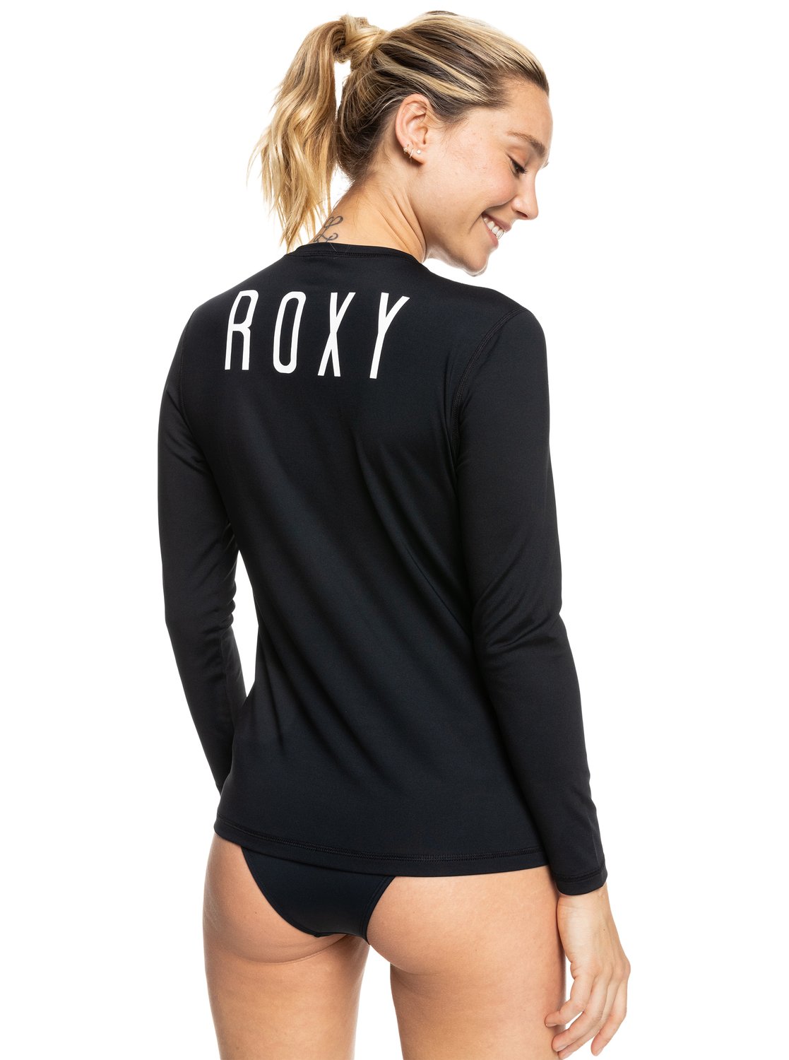 Roxy Chandail Enjoy Waves Ls Lycra - Femme