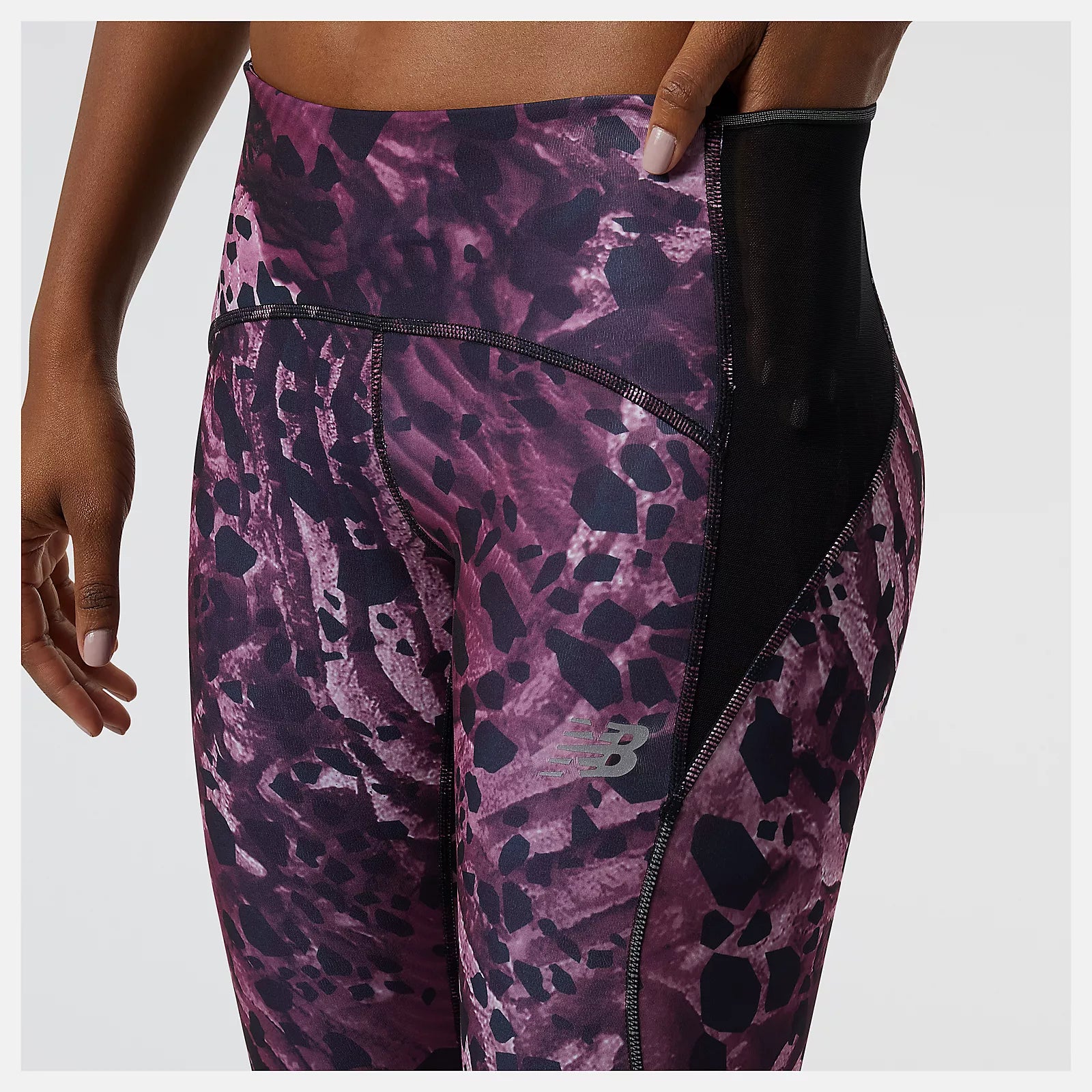 New Balance Legging Printed Impact Run Tight - Femme